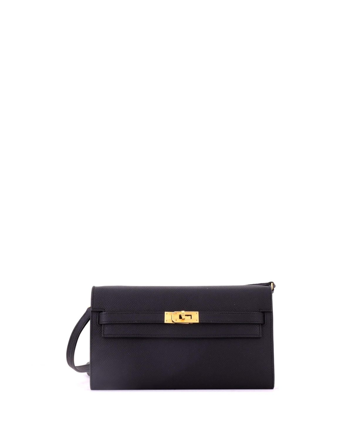 Pre-Owned HERMES Kelly To Go Mini Epsom Leather Wallet on Chain