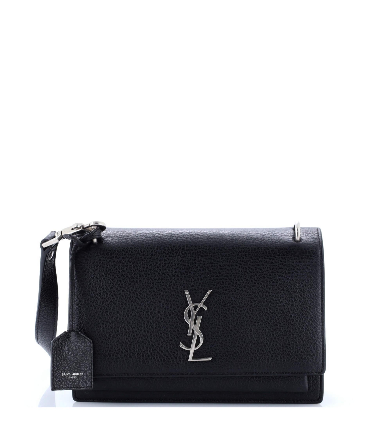 Pre-Owned Saint Laurent Medium Sunset Satchel Leather