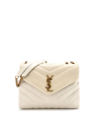 Small Loulou Shoulder Bag Matelasse Chevron Leather