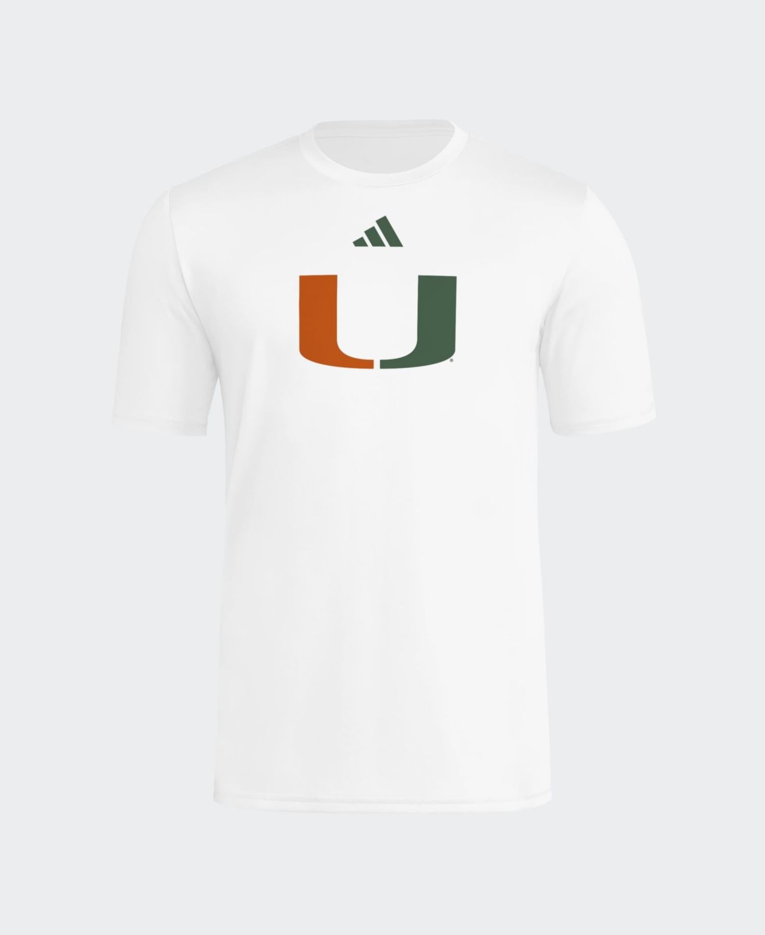 Men's White Miami Hurricanes 2026 Locker Logo Pre-Game T-Shirt