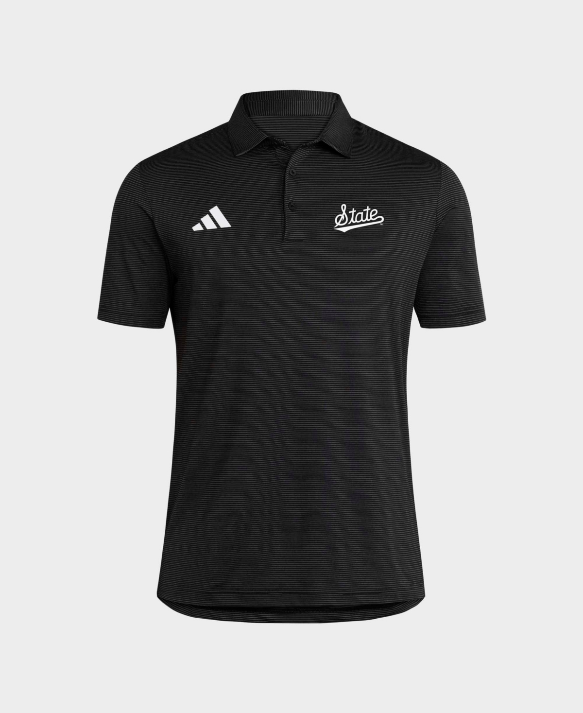 adidas Men's Ultimate365 Mississippi State Bulldogs Stripe Polo Shirt