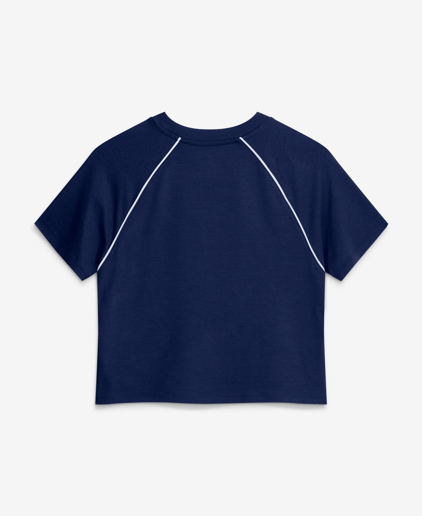 Женский топ Fanatics Navy Dallas Cowboys Offensive Scheme Raglan Tri-Blend Cropped — фото 2