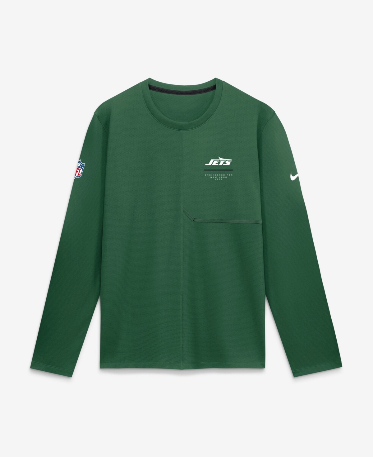 Nike Men's New York Jets Sideline Coaches Long Sleeve T-Shirt