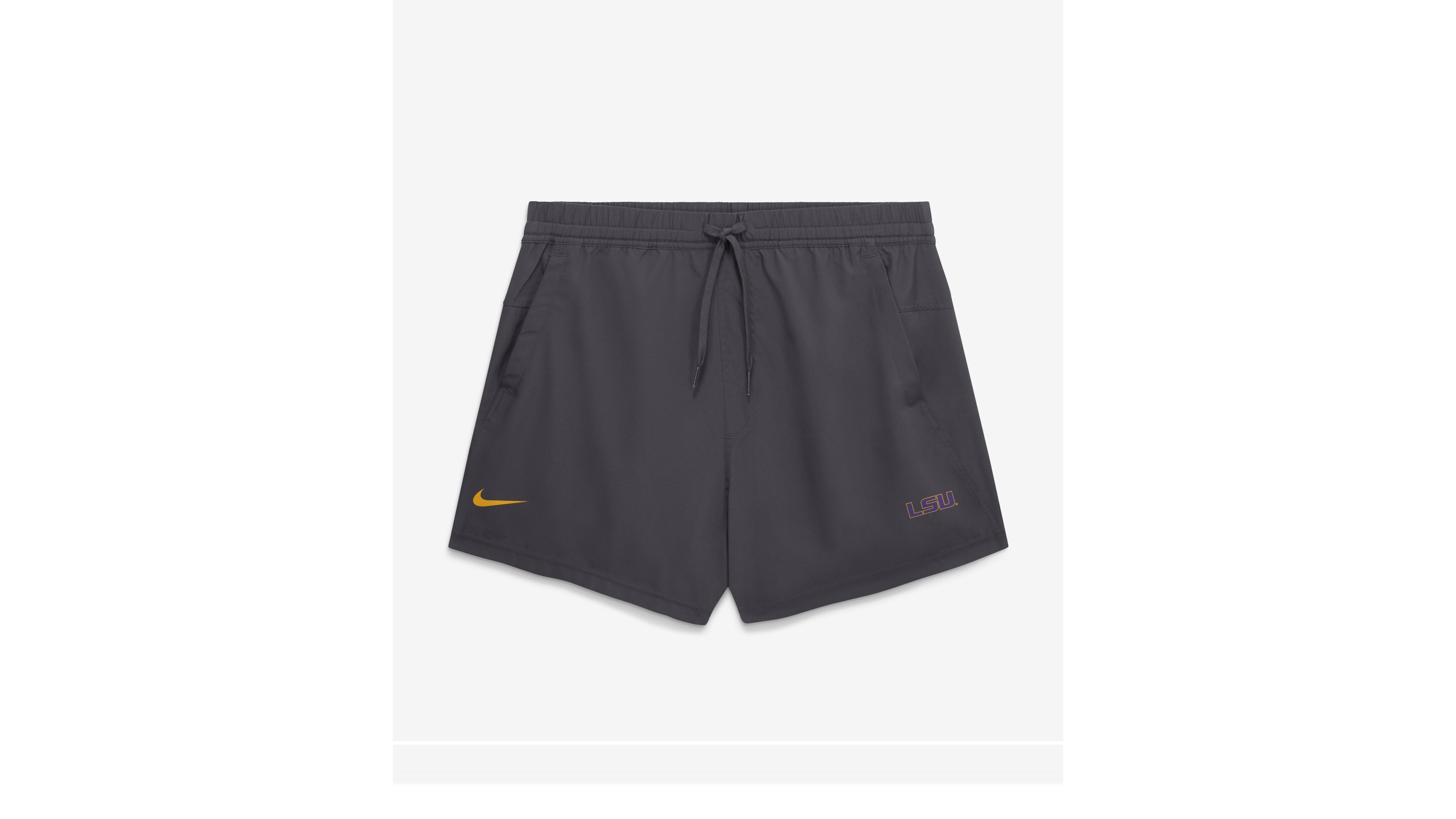Nike Men's Lsu Primetime Primary Logo Dri-fit Shorts, 5" Inseam