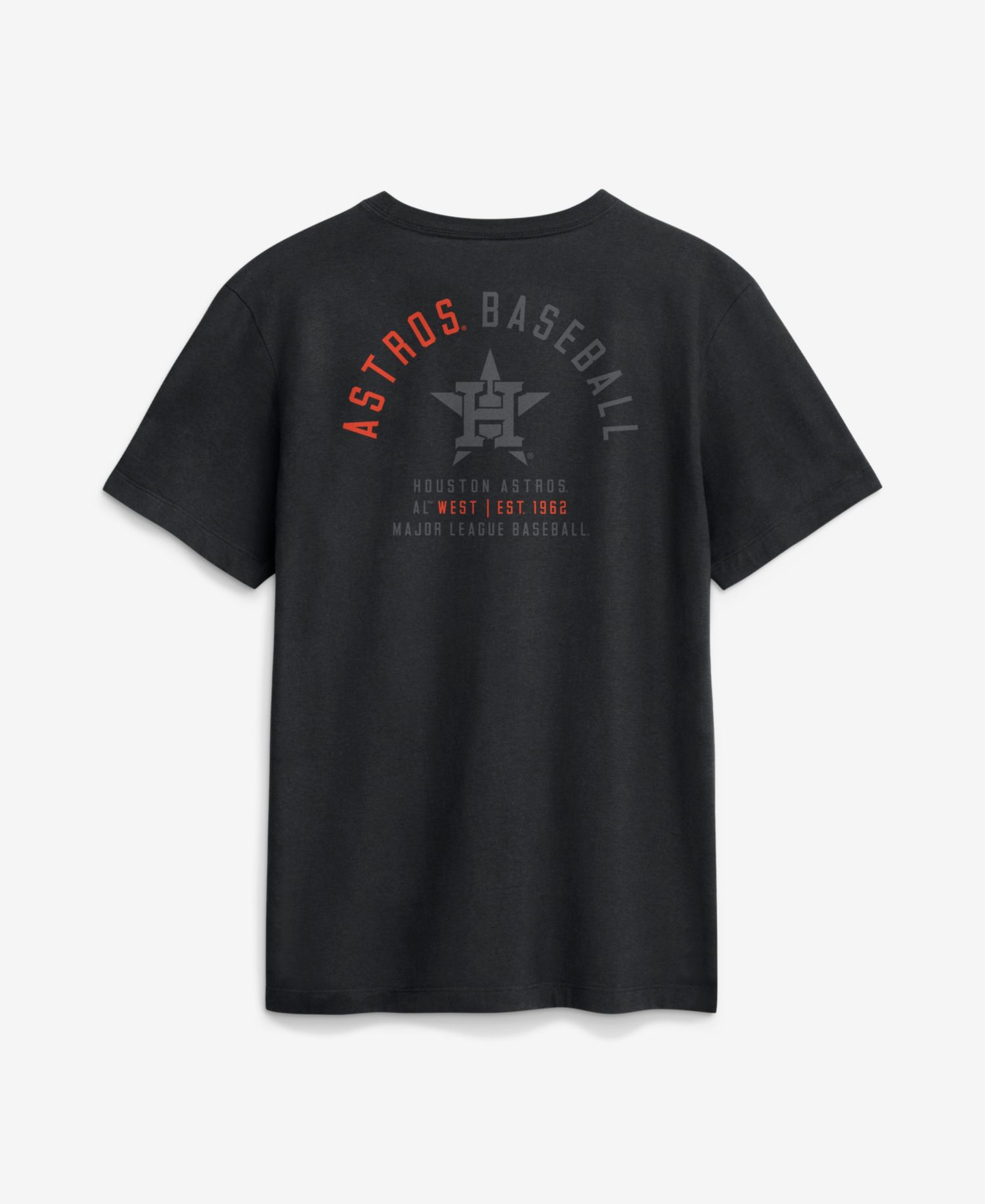 Men's Black Houston Astros Split Logo T-Shirt