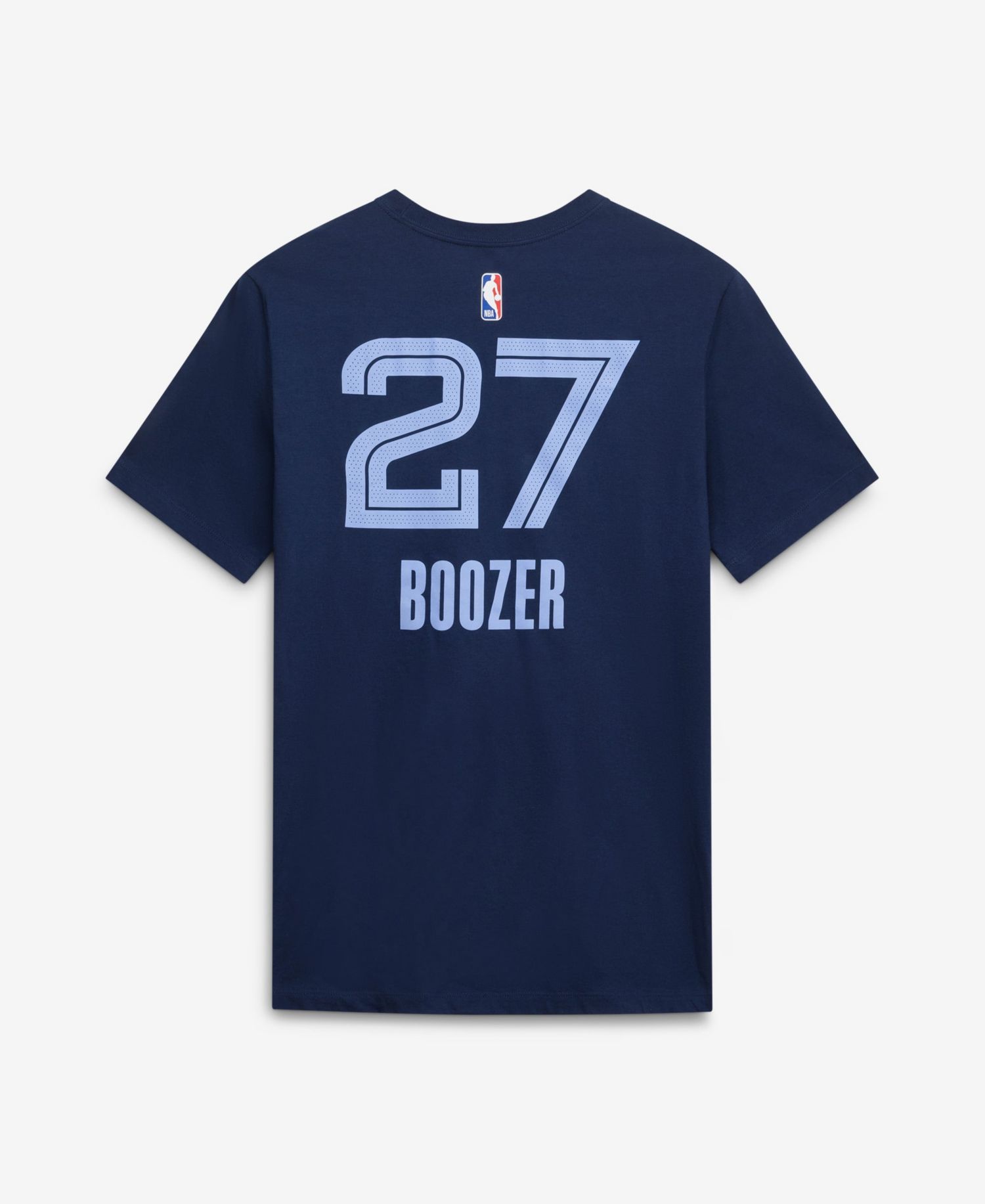 Men's and Women's Cameron Boozer Navy Memphis Grizzlies Icon Edition Name & Number T-Shirt