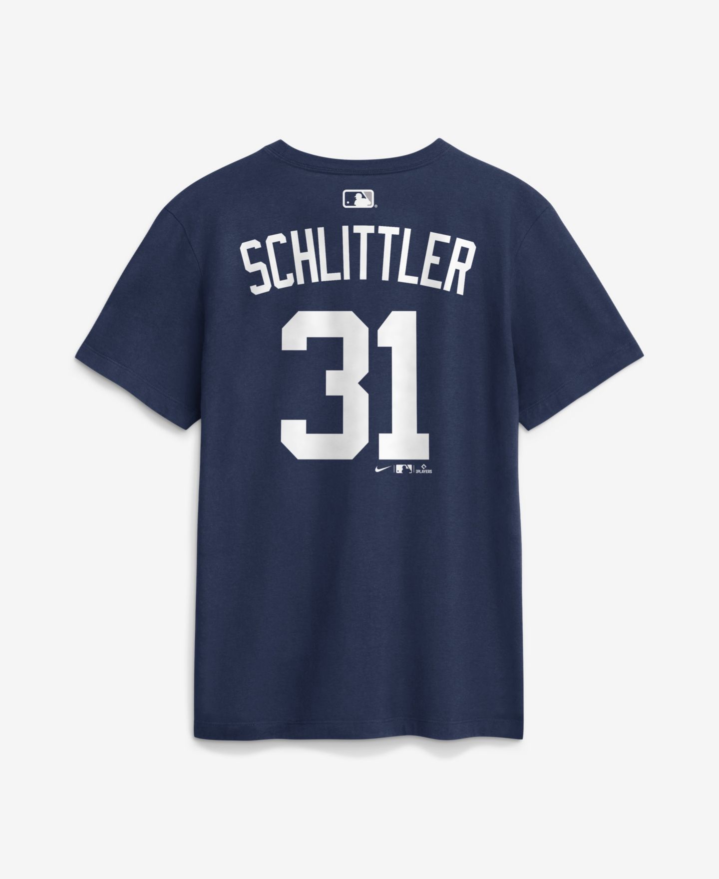Мужская футболка Nike Cam Schlittler Navy New York Yankees Name & Number — фото 3