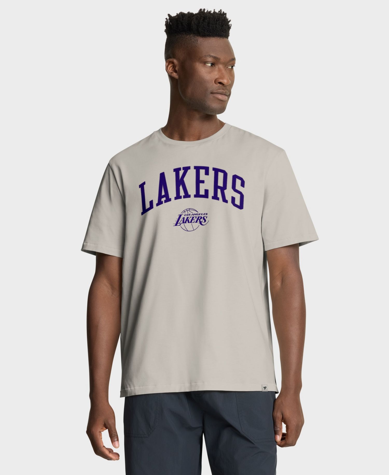 Men's Cream Los Angeles Lakers Crossover Collection Pull Up Jumper Shot Premium T-Shirt