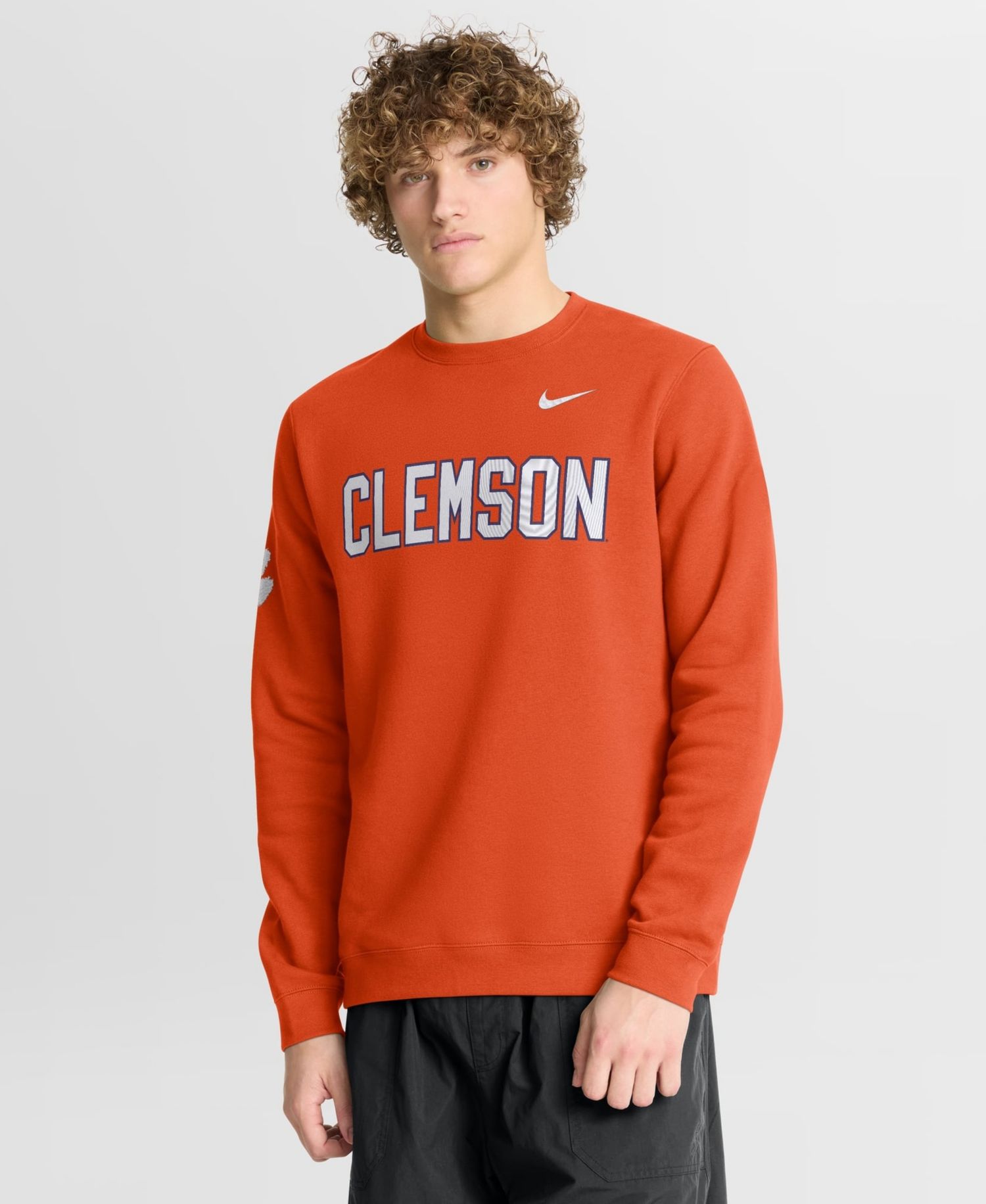 Men's Orange Clemson Tigers 2026 Sideline Club Sweatshirt
