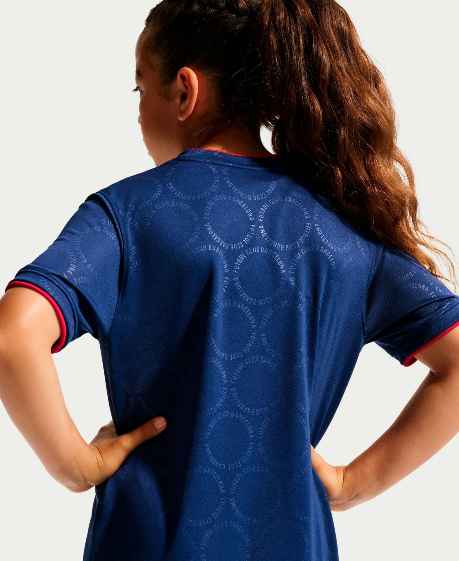 Big Boys and Girls Royal Barcelona 2026/27 Dri-FIT Pre-Match Top