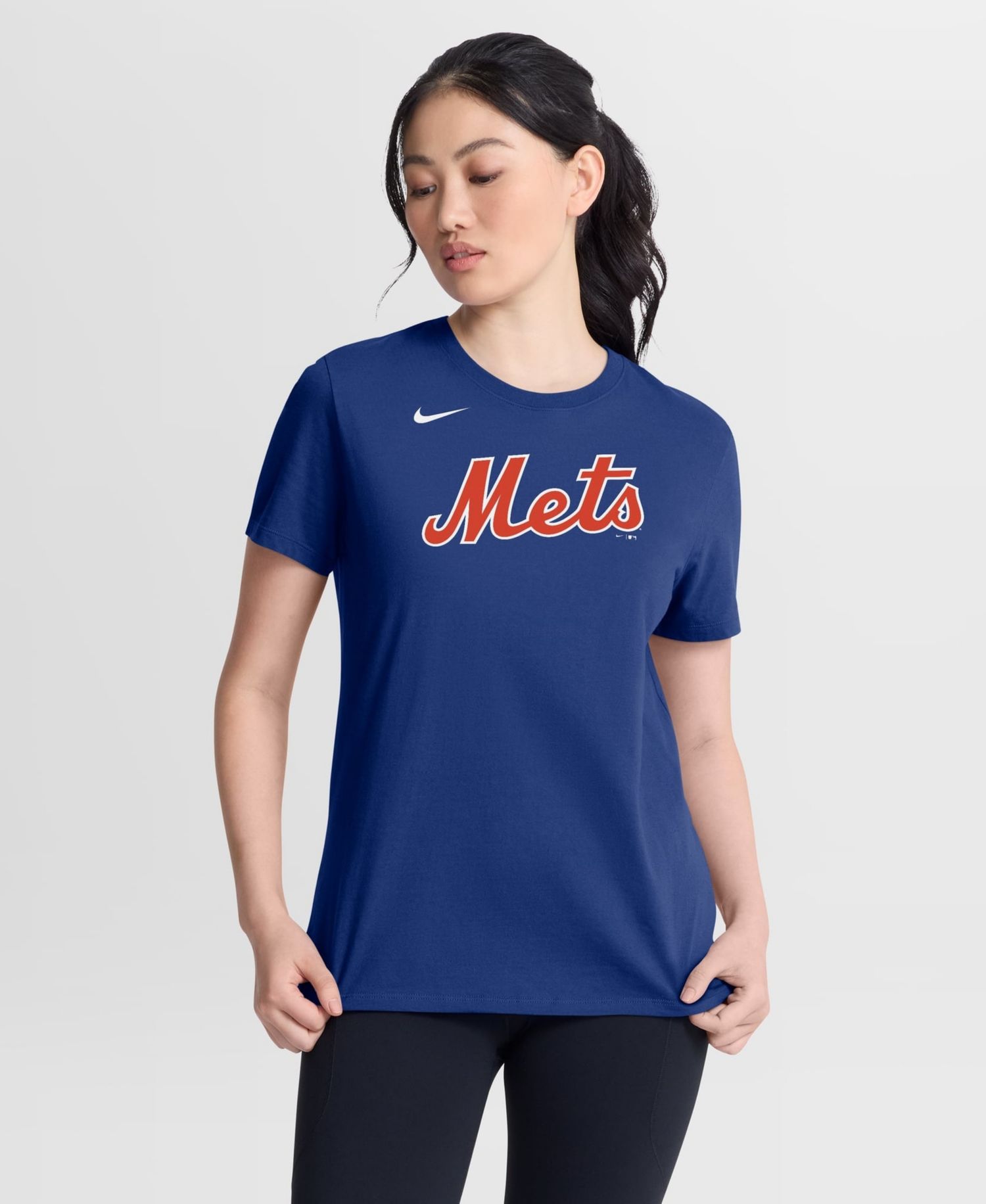 Women's Royal New York Mets Wordmark T-Shirt