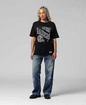 Women's Black Las Vegas Raiders Team Dynamic Boyfriend T-Shirt