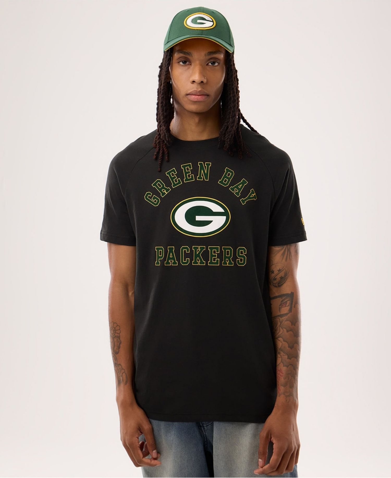 Men's Black Green Bay Packers Functional Fandom T-Shirt