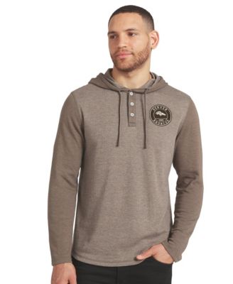 Men's Denver Broncos Knit Long-Sleeve Hooded Henley