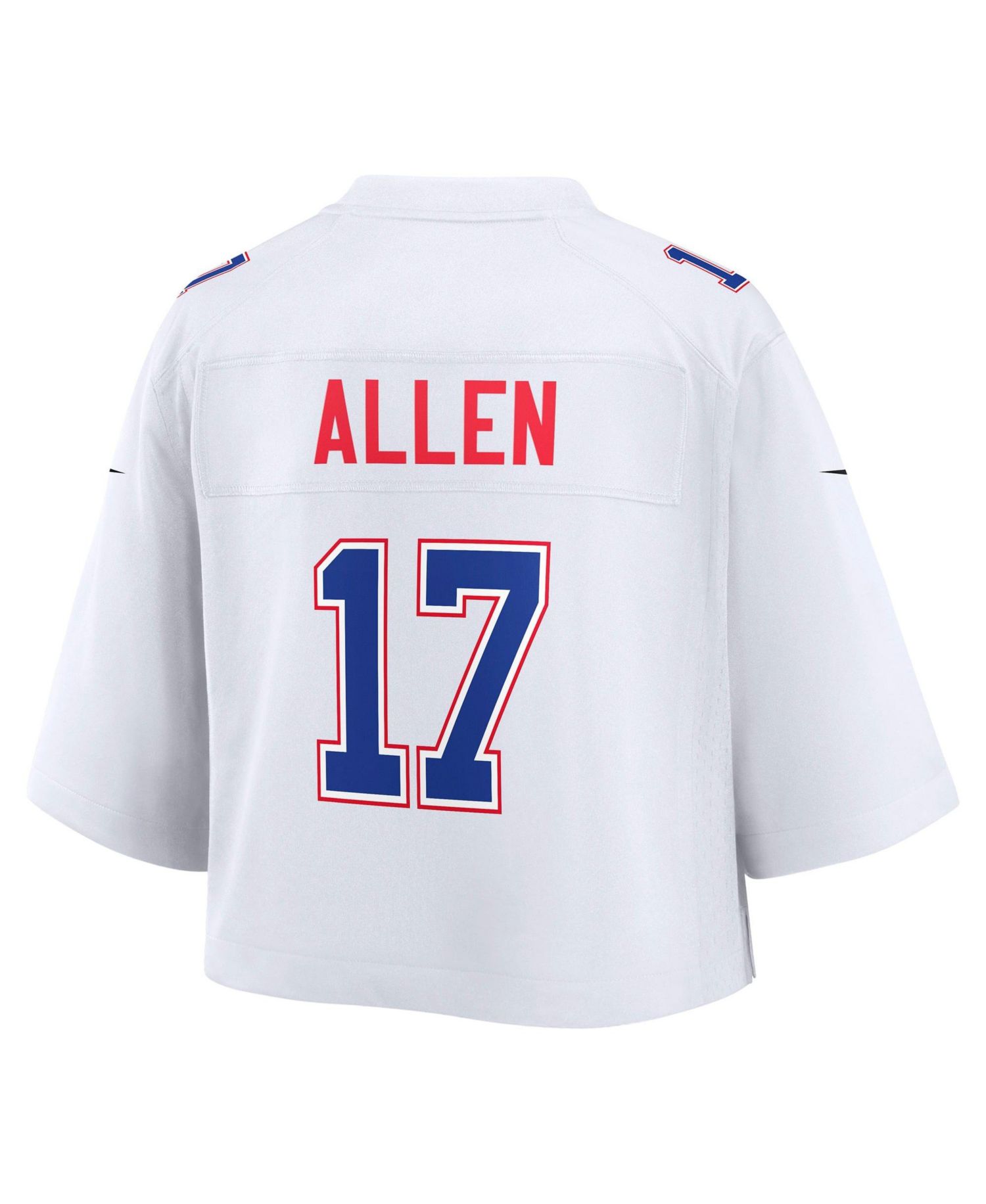 Women's Josh Allen White Buffalo Bills Cropped Fashion Game Jersey