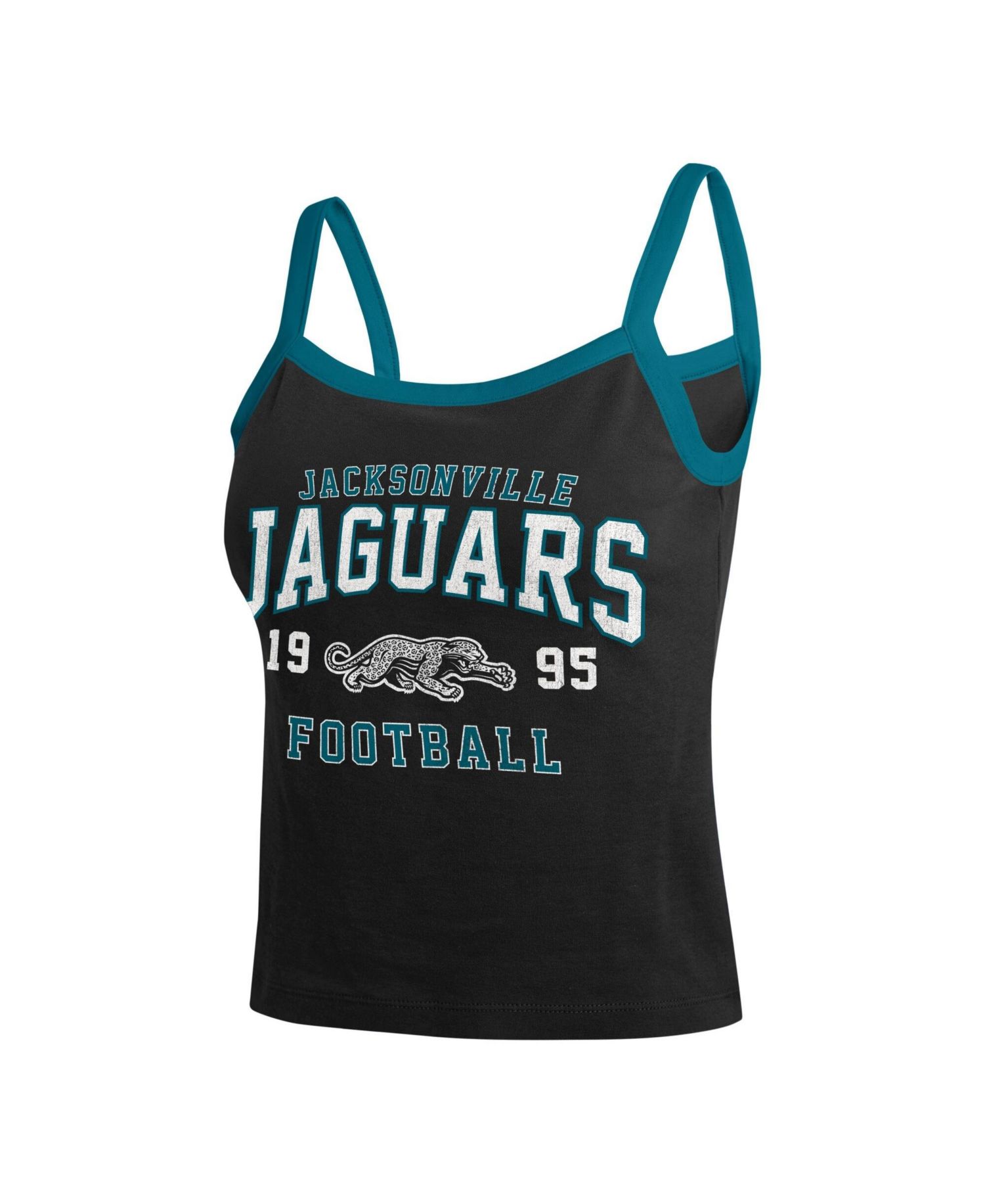 Women's Black Jacksonville Jaguars Color block Tank Top