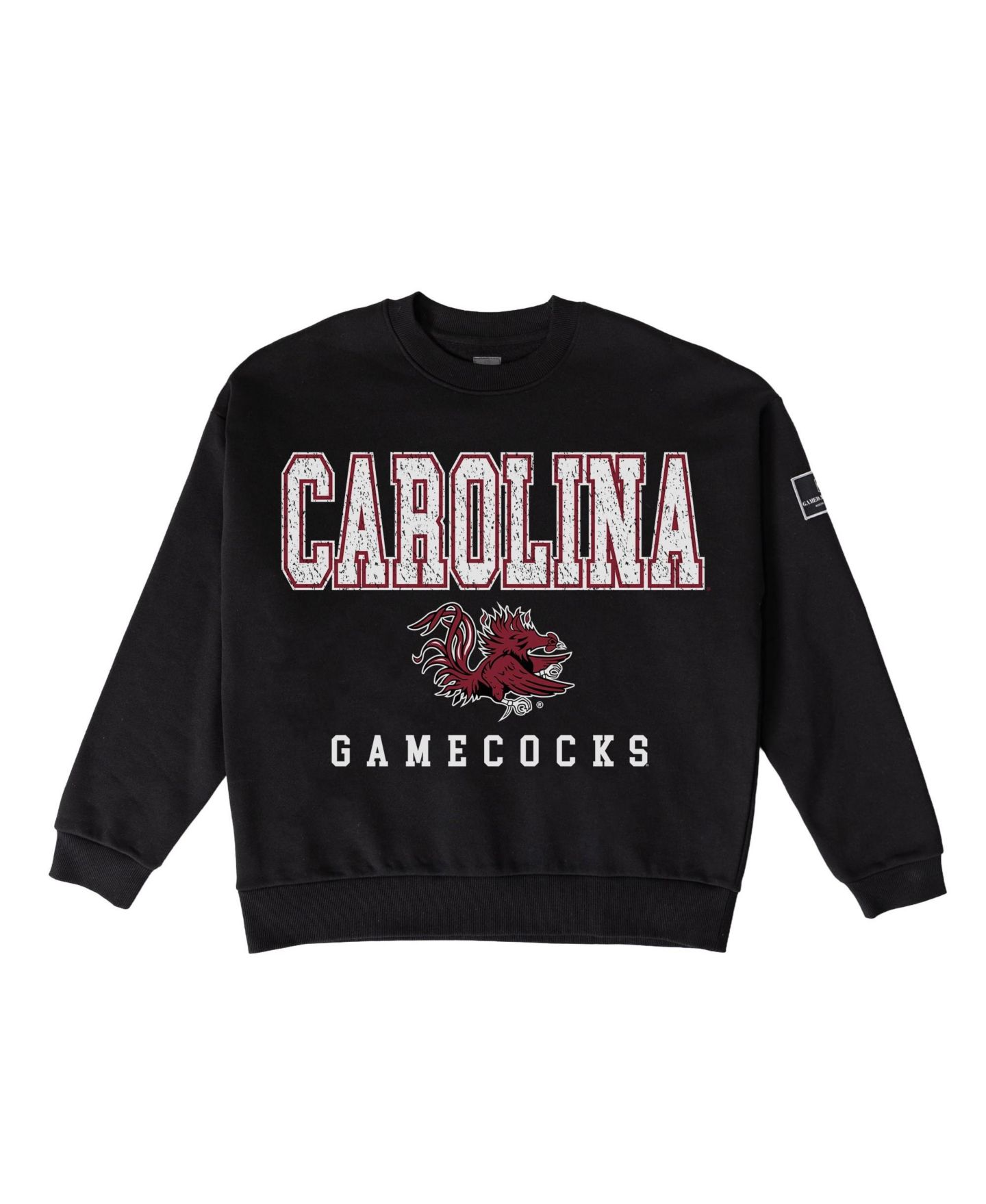 Женская толстовка Gameday Couture Black South Carolina Gamecocks Oversized Level Up Black Label Premium — фото 6