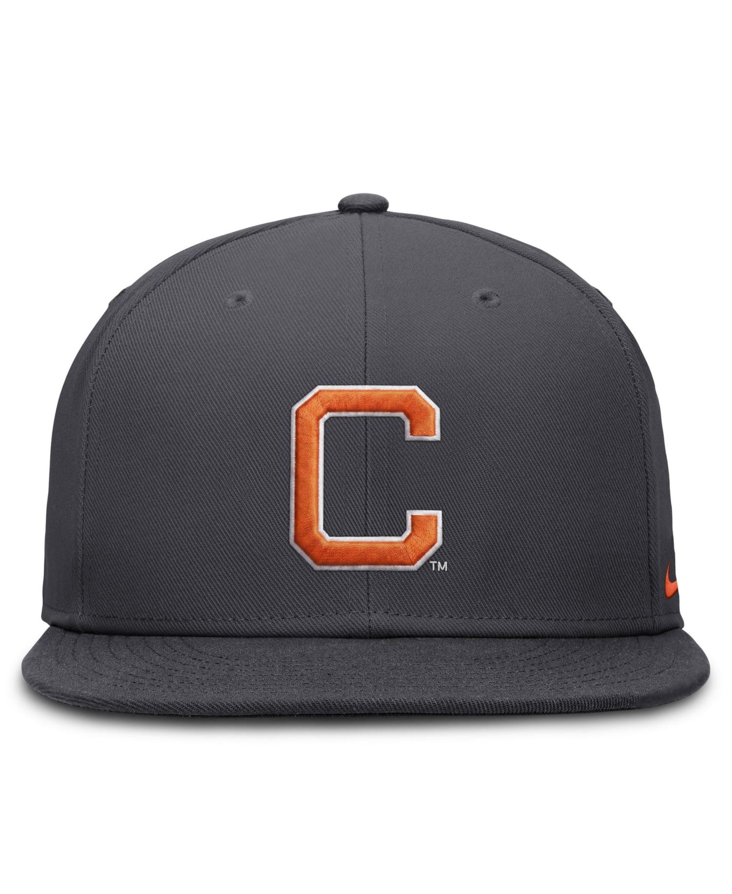 Men's Anthracite Clemson Tigers Pro Dri-FIT Fitted Hat