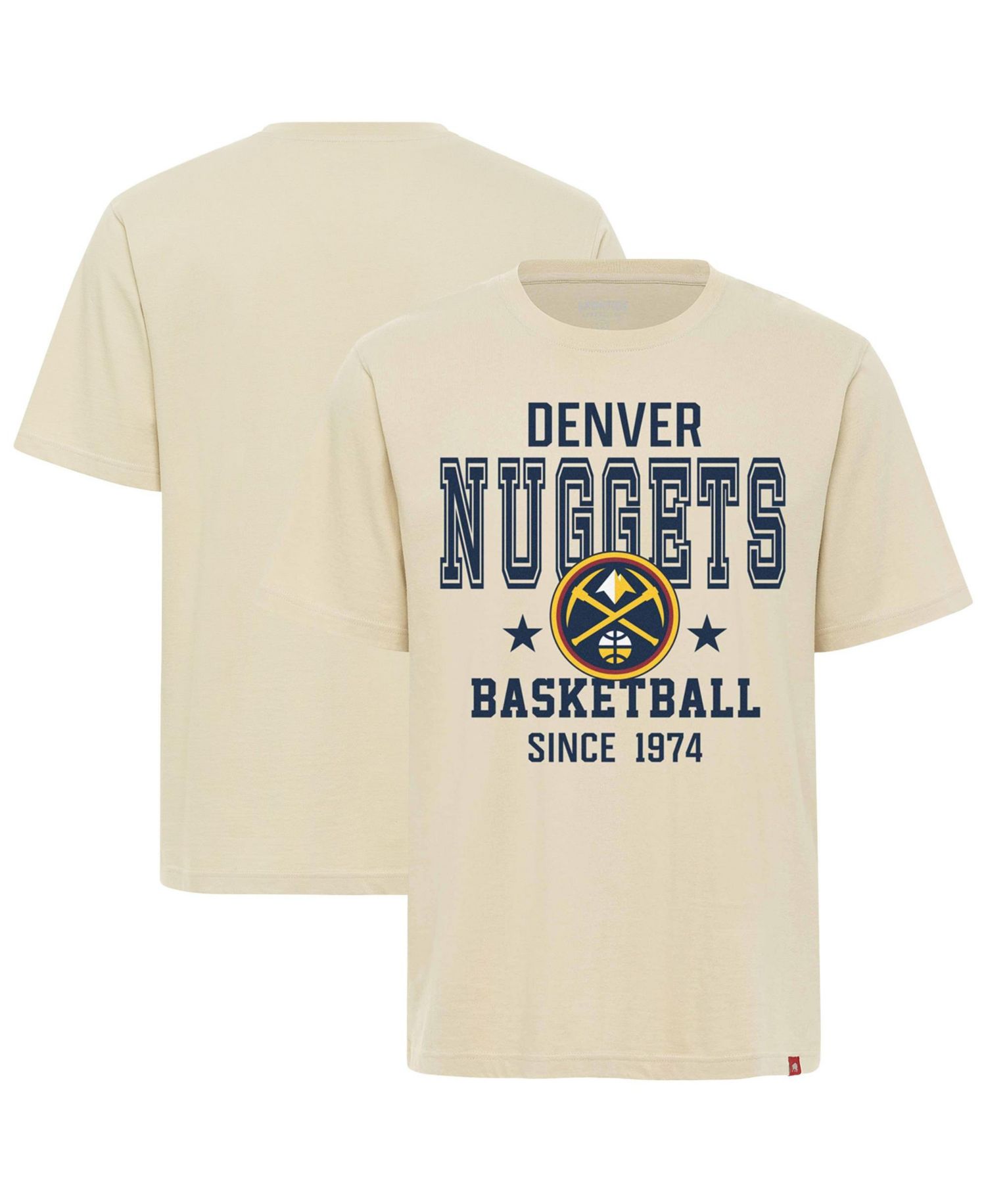 Men's and Women's Cream Denver Nuggets Duke Premium T-Shirt