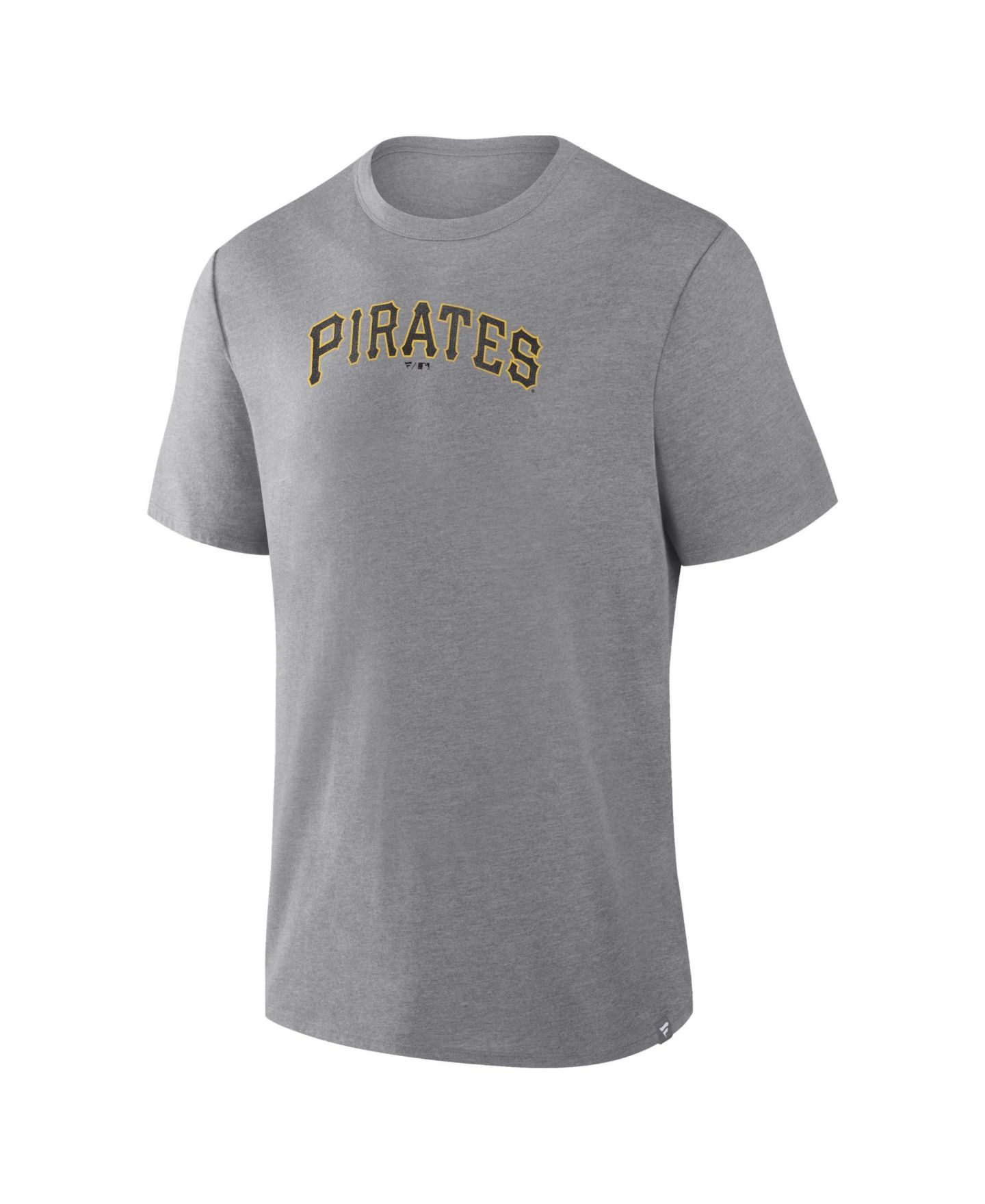 Мужская футболка Fanatics Heather Gray Pittsburgh Pirates Play Tribute Tri-Blend — фото 2