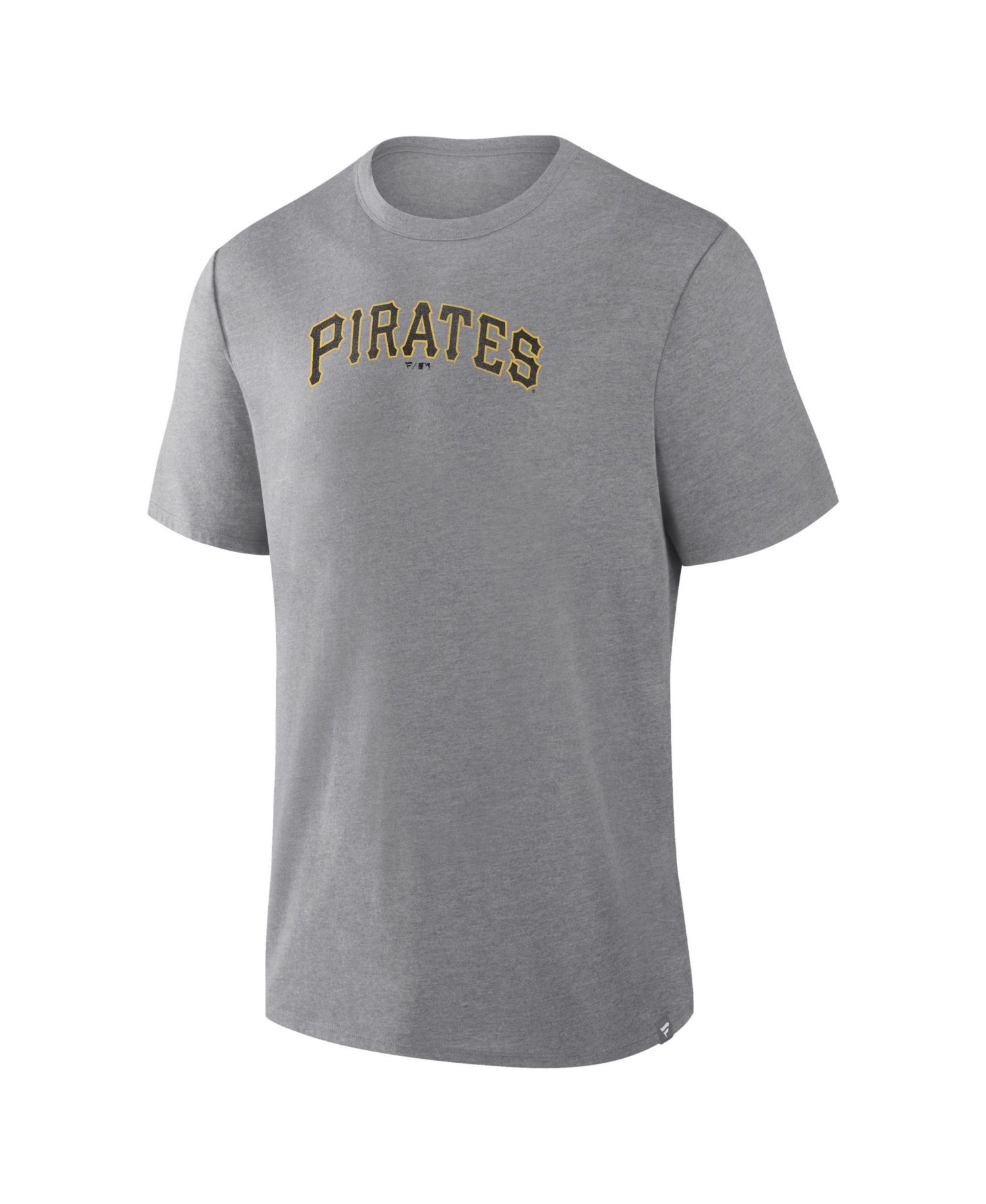 Men's Heather Gray Pittsburgh Pirates Play Tribute Tri-Blend T-Shirt