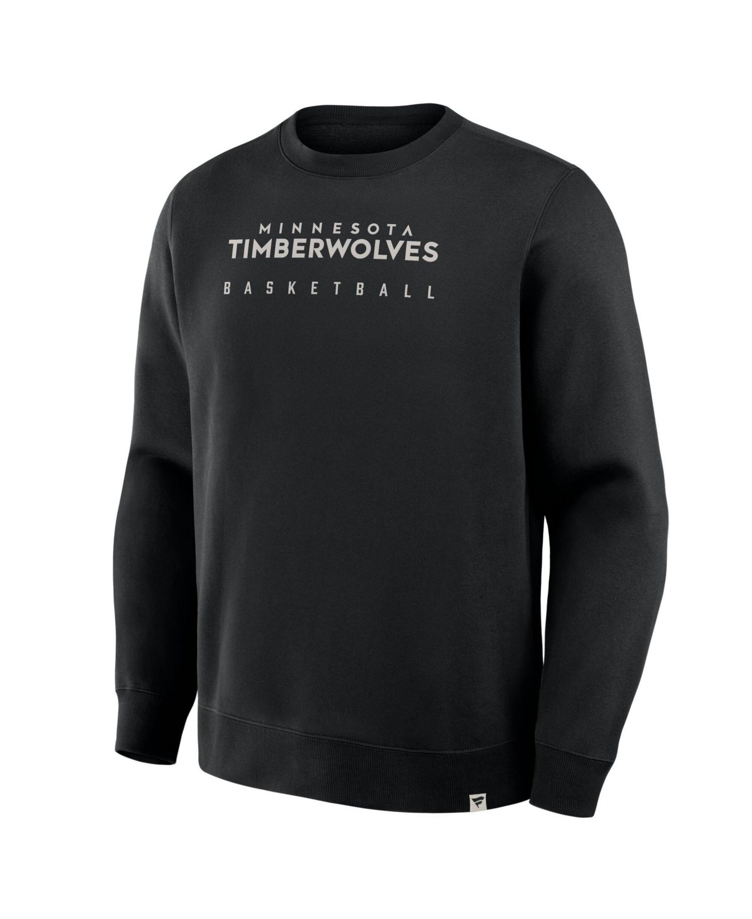 Men's Black Minnesota Timberwolves Crossover Collection Defensive Rotation Drill Premium Pullover Sweatshirt