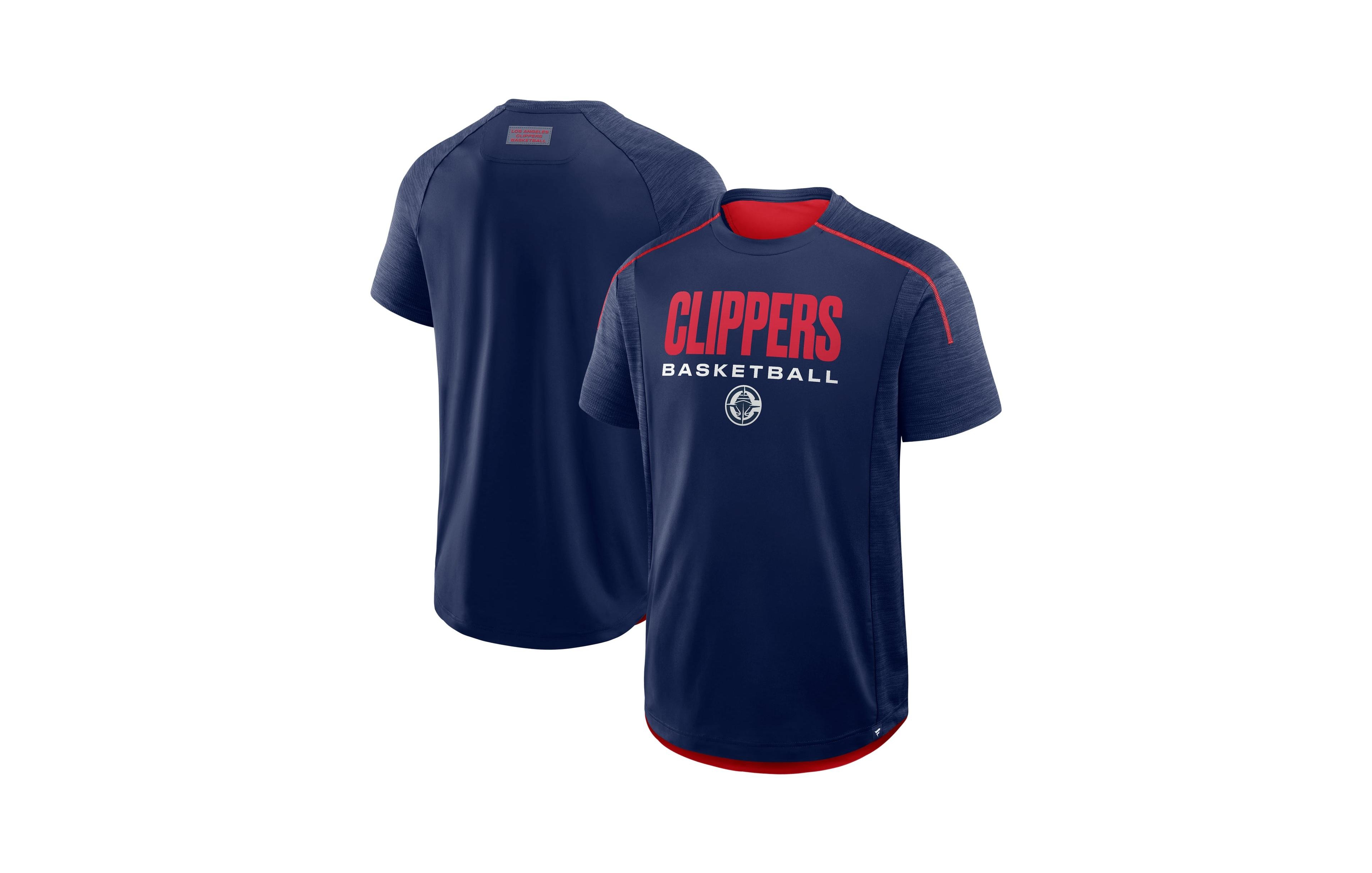 Fanatics Men's Los Angeles Clippers Inbound Pass Play Reflective Stretch T-Shirt