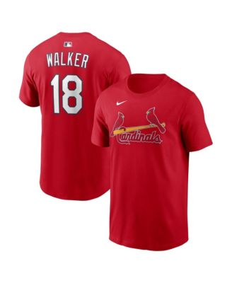 Men's Jordan Walker Red St. Louis Cardinals Name & Number T-Shirt