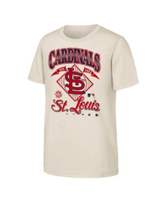 Big Boys and Girls Natural St. Louis Cardinals Triple Hit T-Shirt