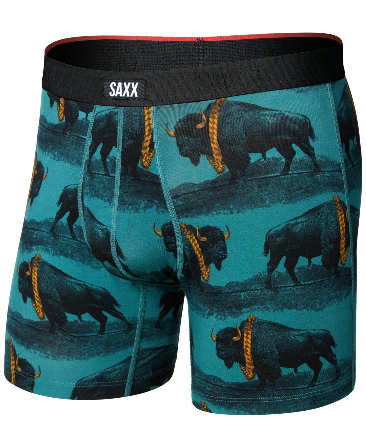 Saxx Men's Vibe Xtra Fly Boxer Brief With No-rideup Leg In Blue