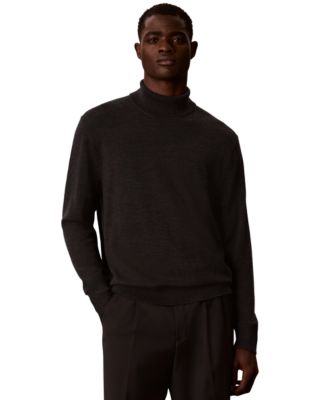 Men's Lightweight Merino Turtleneck Sweater