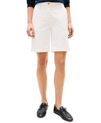 Women's Twill Slim Straight Shorts
