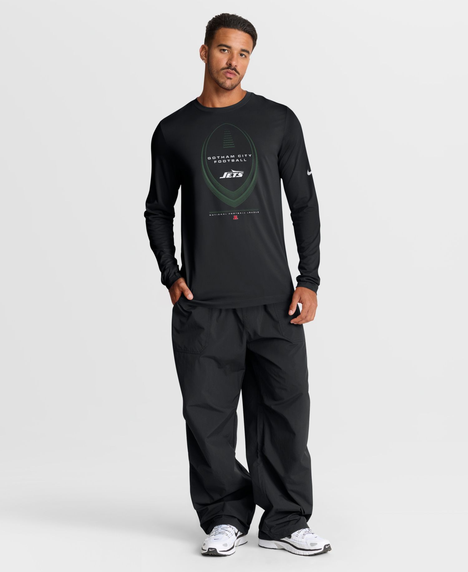 Men's Black New York Jets Legend Icon Dri-FIT Long Sleeve T-Shirt