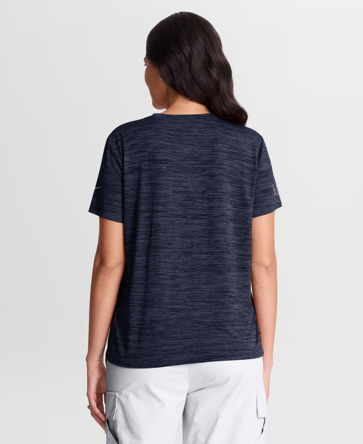 Women's Navy Dallas Cowboys Sideline Velocity Dri-FIT T-Shirt
