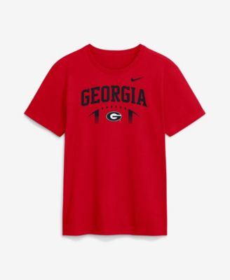 Men's Red Georgia Bulldogs Primetime Football Icon T-Shirt