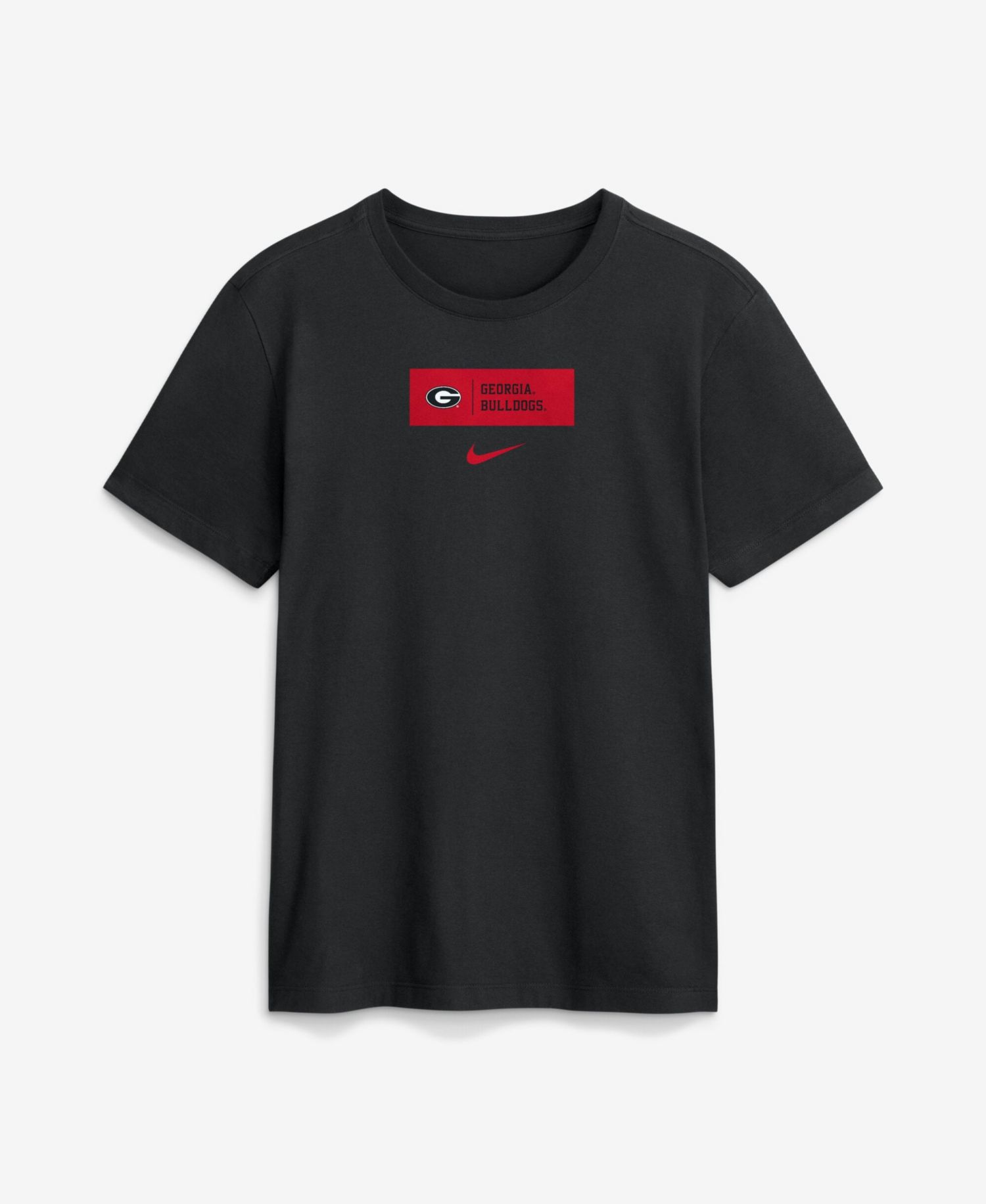 Men's Black Georgia Bulldogs Primetime Crew T-Shirt