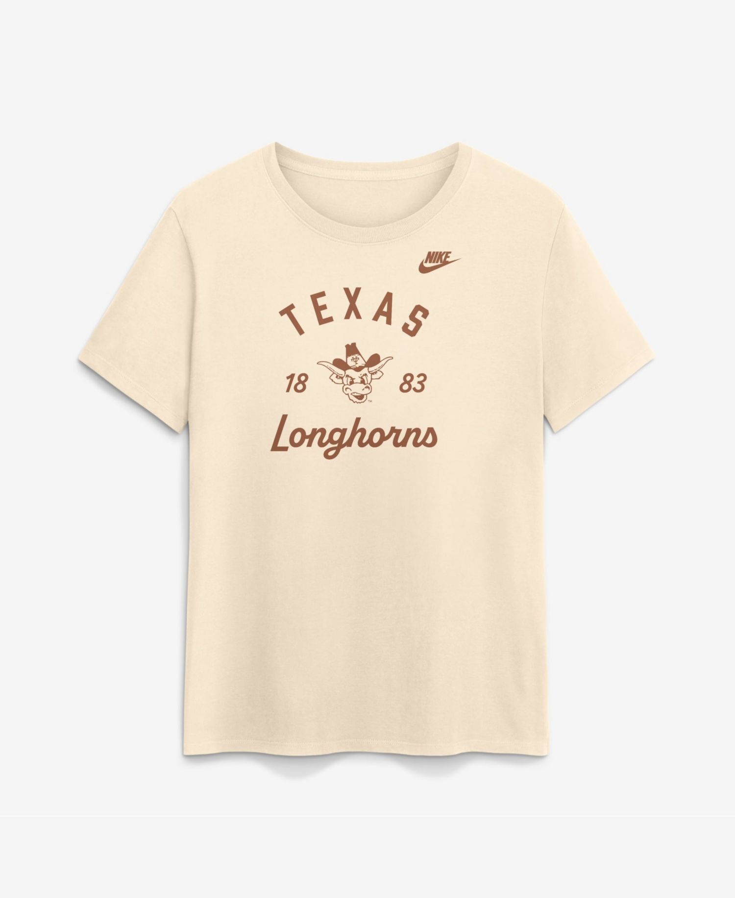 Women's Natural Texas Longhorns Legacy Team Name T-Shirt