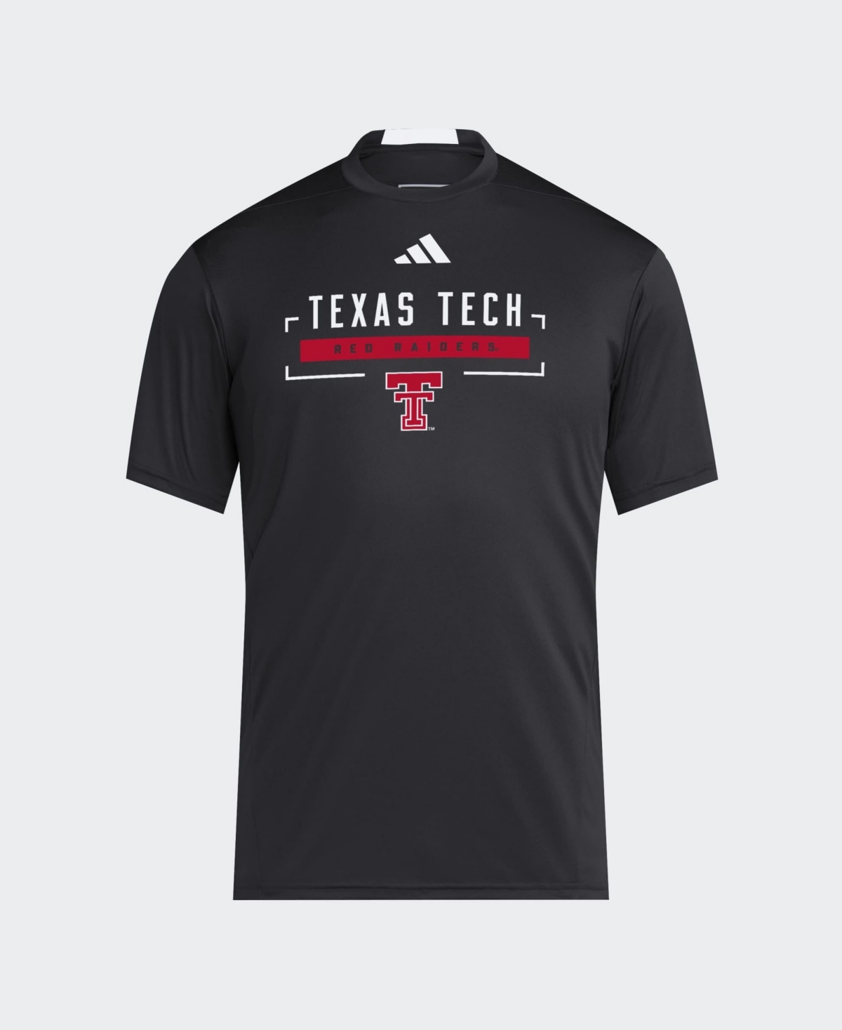 adidas Men's Black Texas Tech Red Raiders D4T Tri-Blend T-Shirt - Black