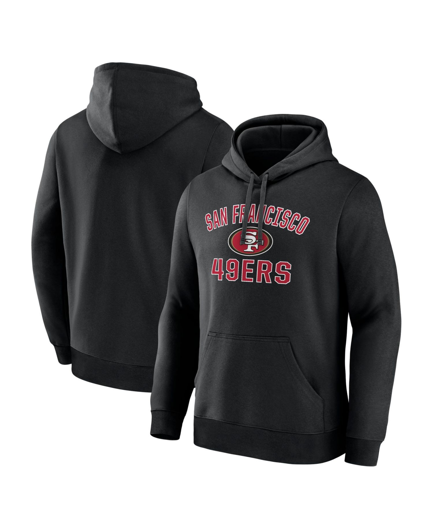 Men's Black San Francisco 49ers Arch Victory Hoodie