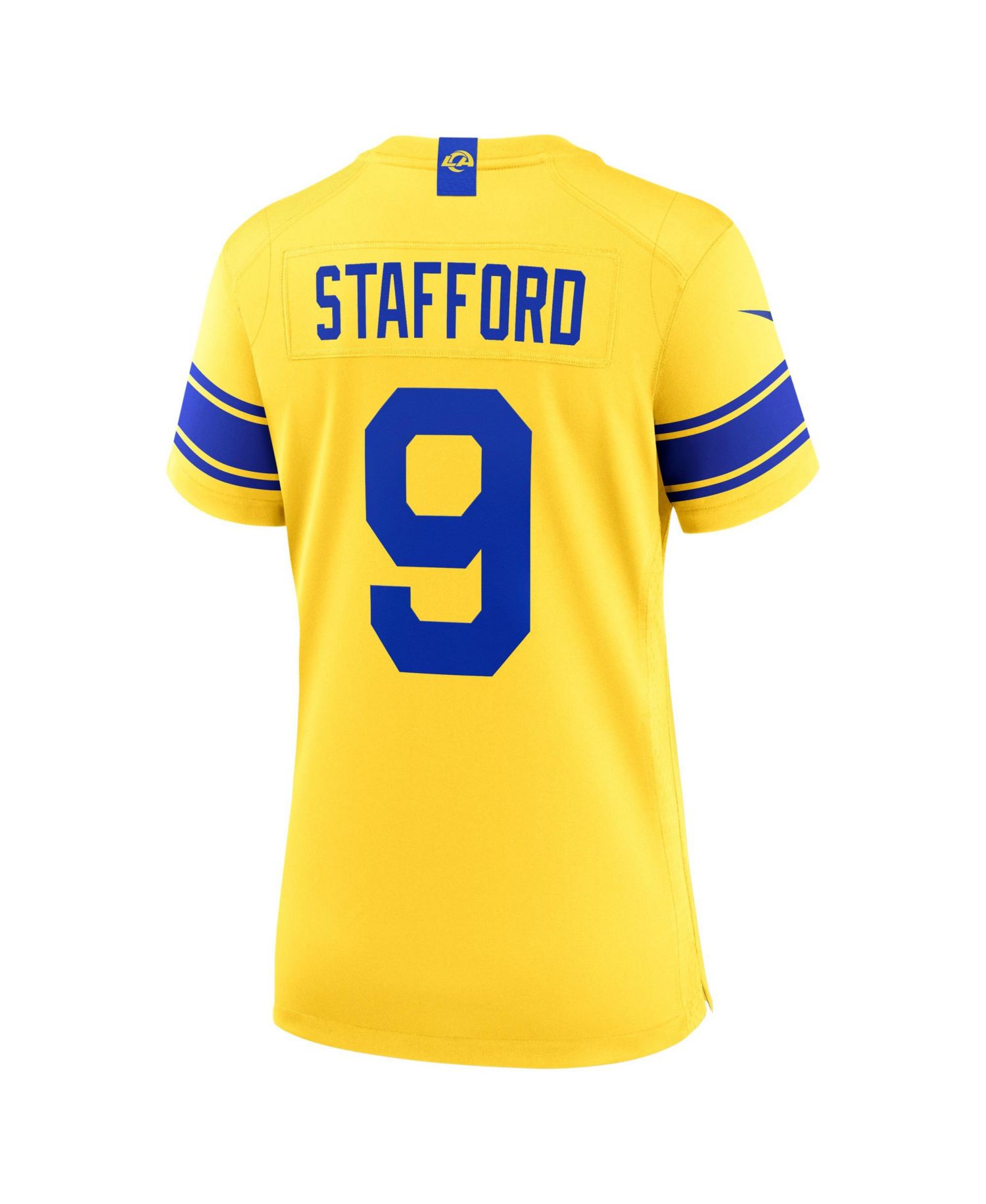 Women's Matthew Stafford Los Angeles Rams Classic Sol Game Jersey