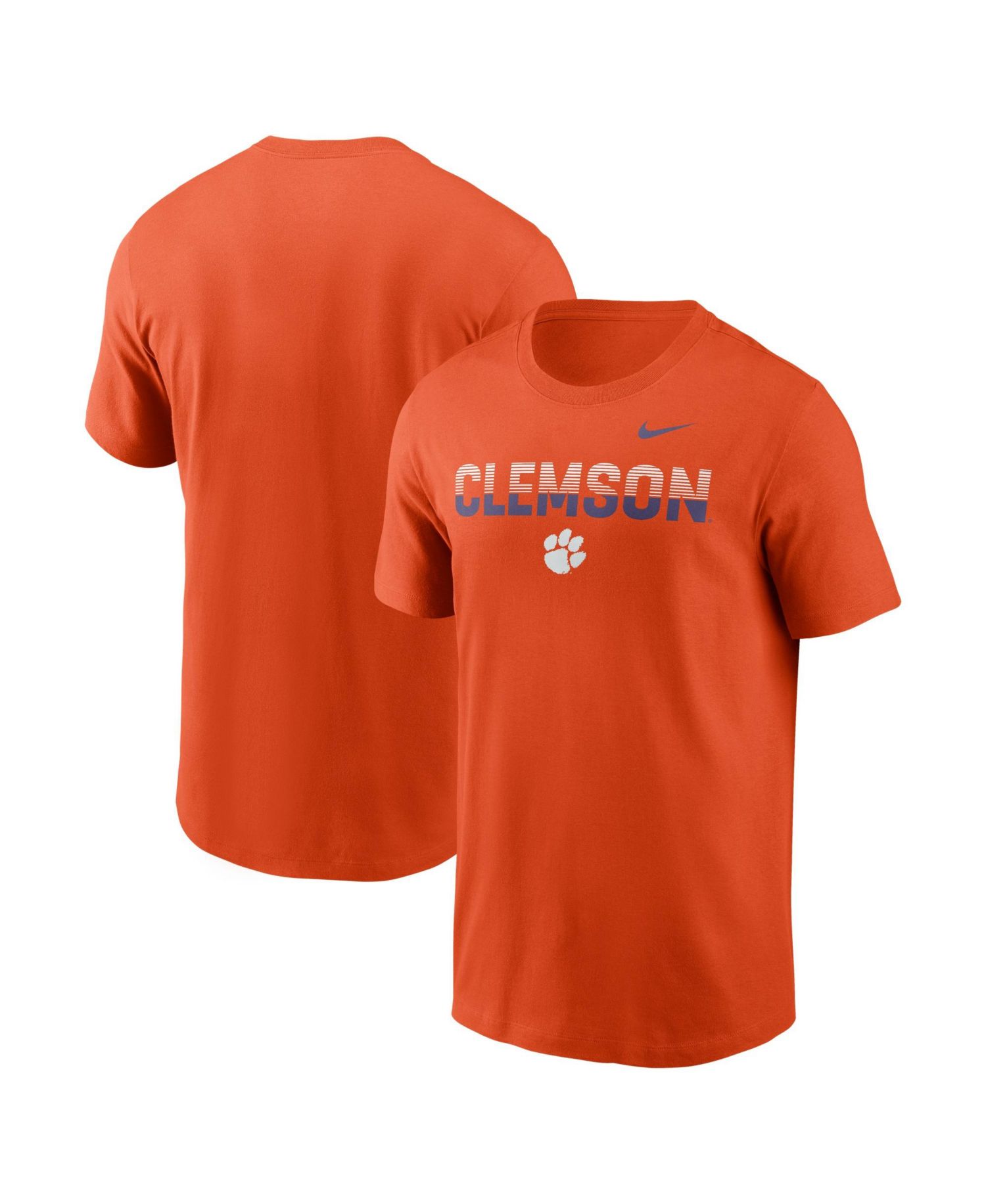 Men's Orange Clemson Tigers Primetime Kinetic T-Shirt