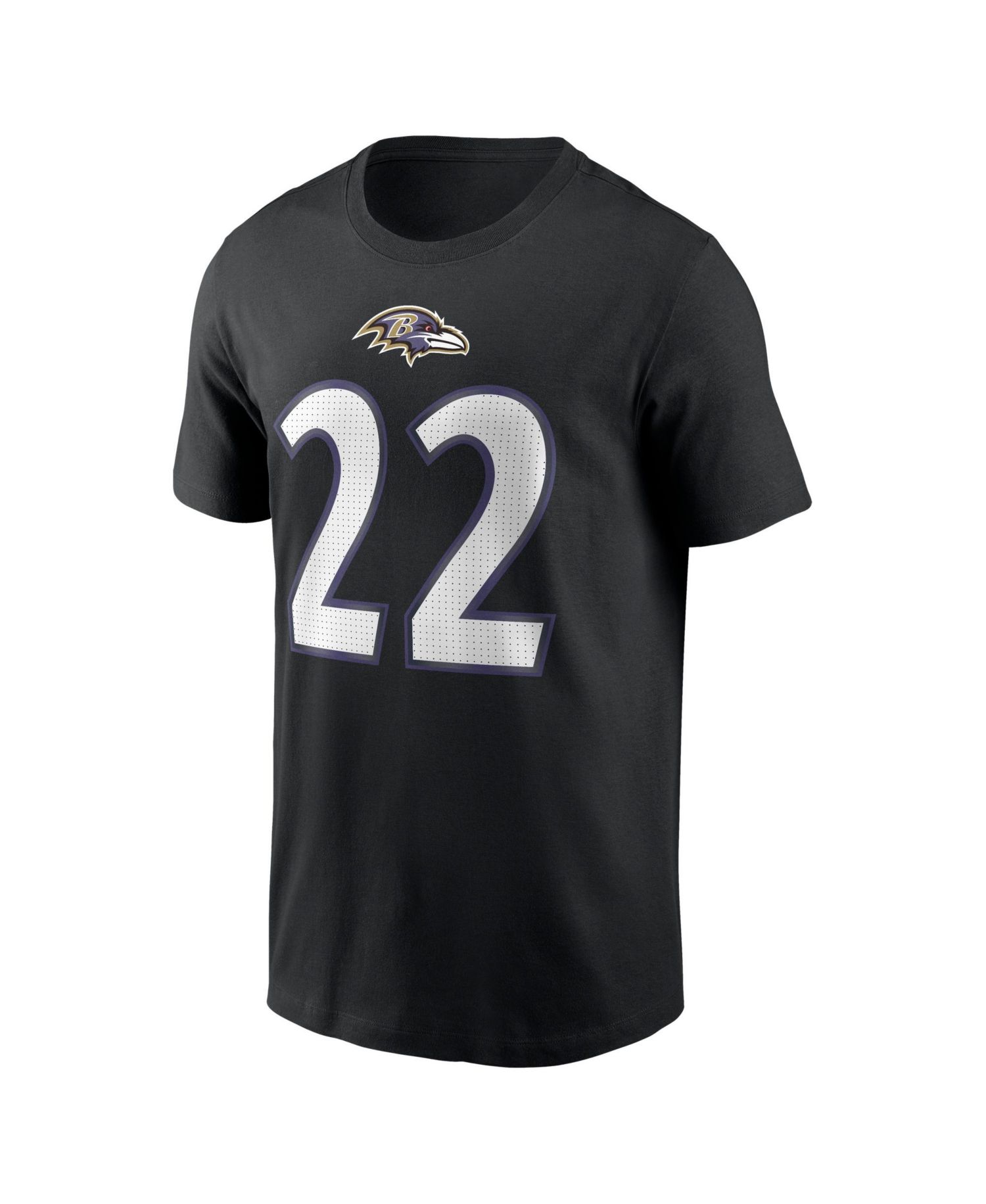 Men's Derrick Henry Black Baltimore Ravens Name Number T-Shirt