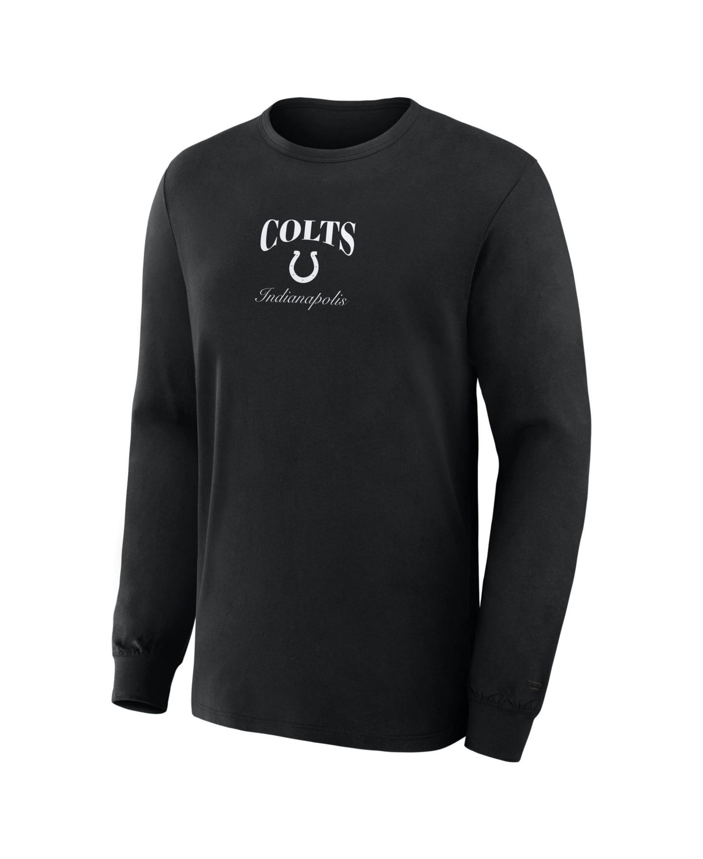 Мужская футболка Fanatics Black Indianapolis Colts Midnight Falls Long Sleeve — фото 5