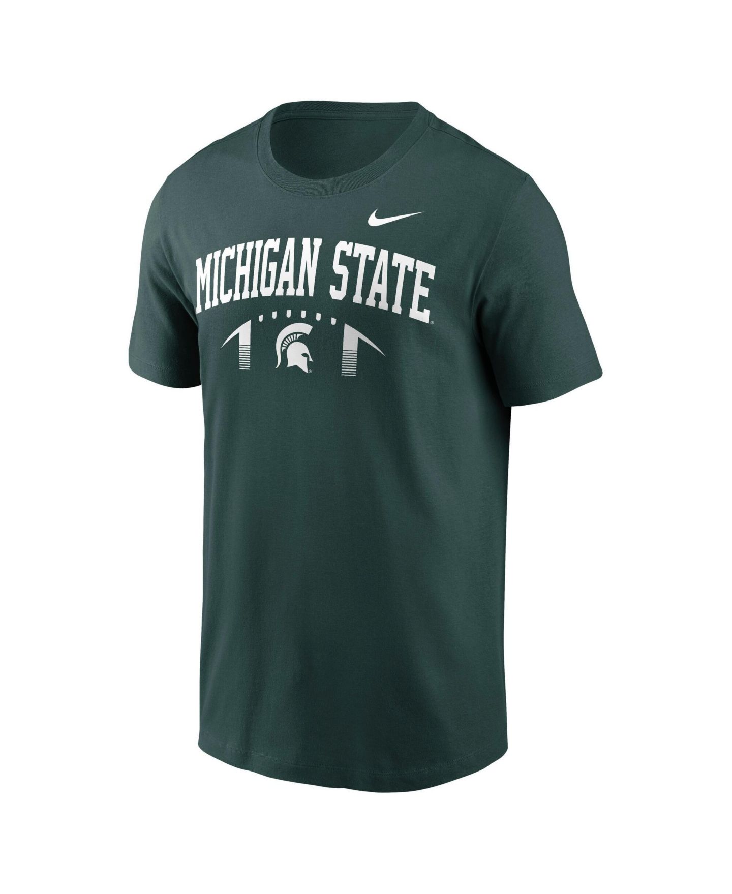 Мужская футболка Nike Green Michigan State Spartans Primetime Football Icon — фото 4