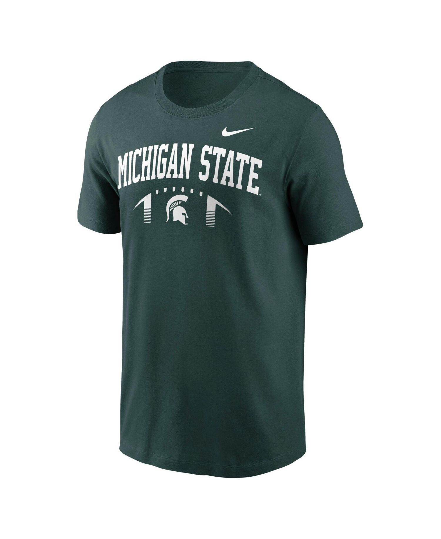 Men's Green Michigan State Spartans Primetime Football Icon T-Shirt
