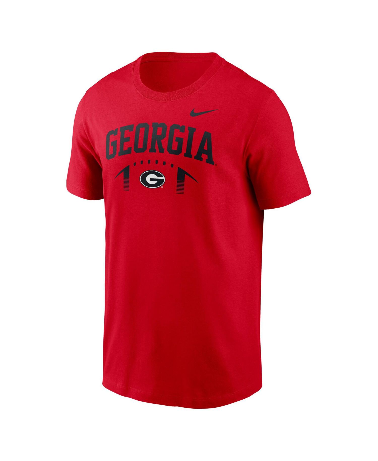 Men's Red Georgia Bulldogs Primetime Football Icon T-Shirt