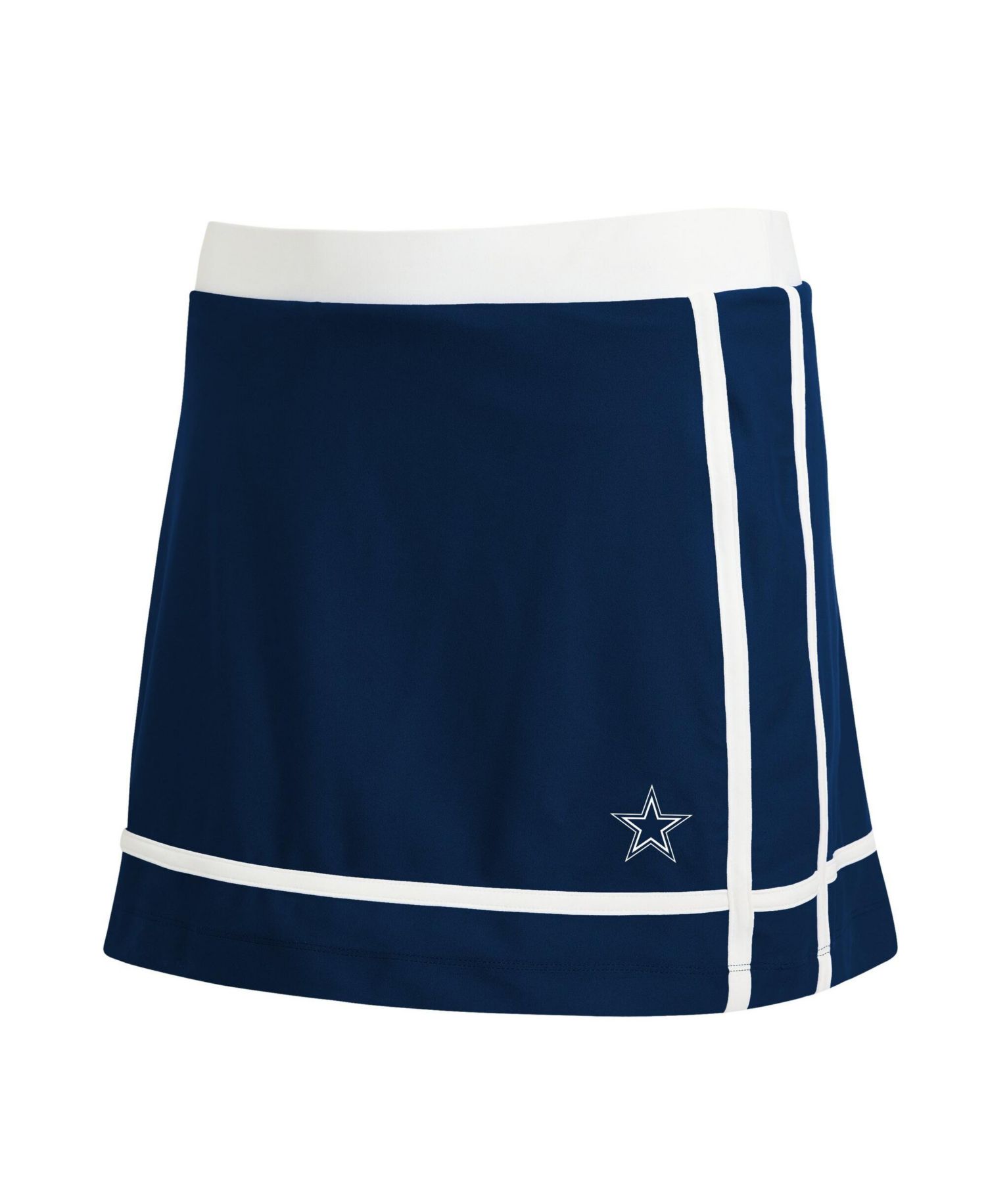 Women's Navy Dallas Cowboys Stripe Skort