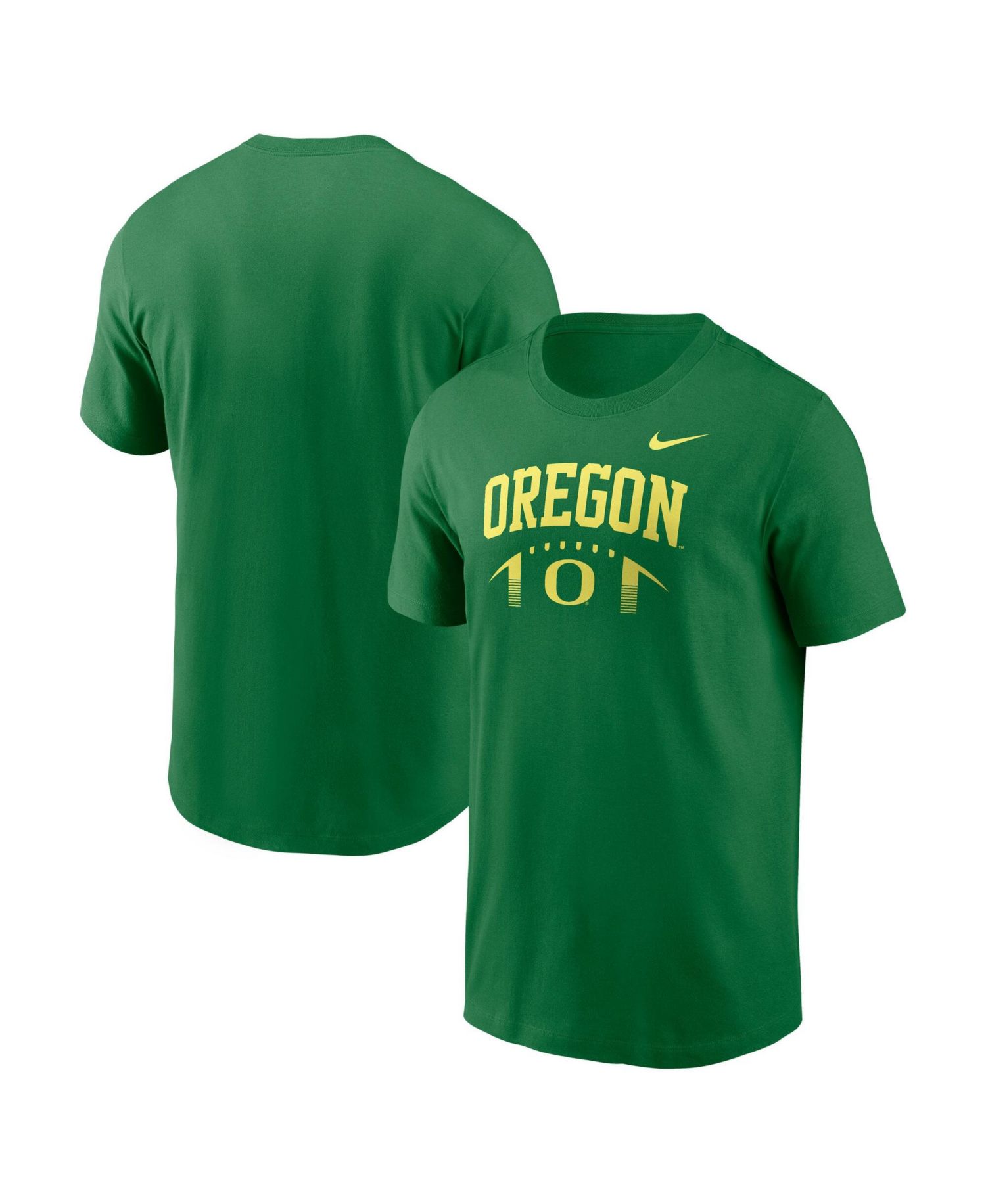 Men's Green Oregon Ducks Primetime Football Icon T-Shirt