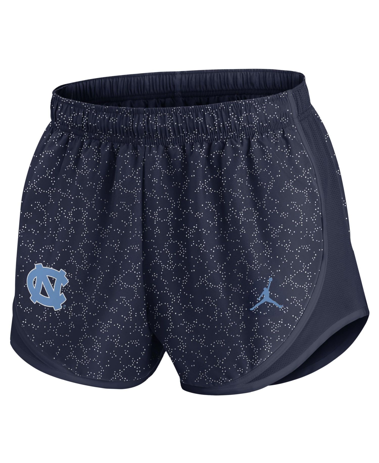 Women's Navy North Carolina Tar Heels Tempo Pattern Dri-FIT Shorts