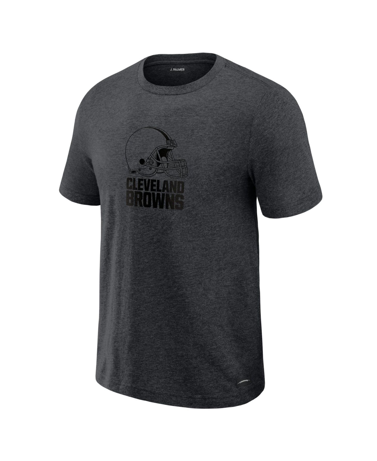 Men's Graphite Cleveland Browns Players Lounge Tri-Blend T-Shirt